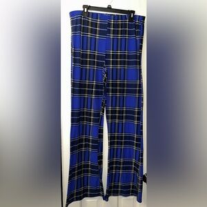 Plaid soft pants